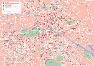 Carte des stations Call a Bike de Berlin
